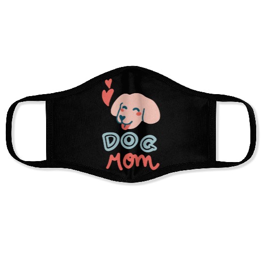Dog mom Face Masks