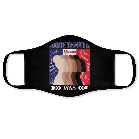 Celebrating Juneteenth with Melanin Women Face Masks