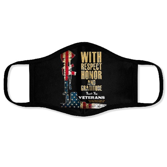 Veterans Day Behind Every Strong Soldier There Is Face Masks