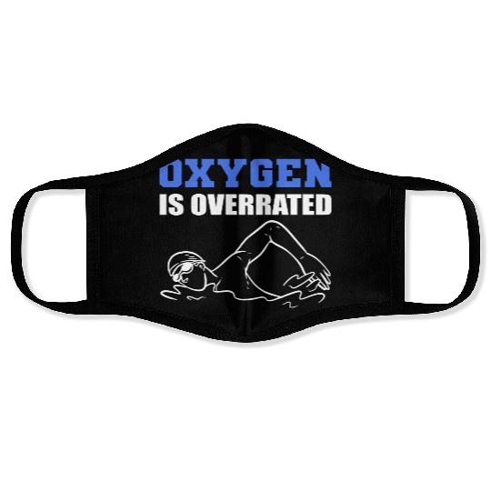 Funny Swimming Pun Lifeguard Face Masks