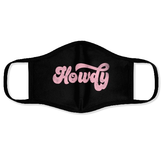 Howdy Rodeo Western Cory Southern Cowgirl Face Masks