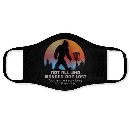 Bigfoot Disc Golf Sasquatch Chain Tosser Big Disc Face Masks