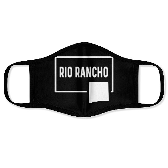 Rio Rancho New Meco Nm- Home Hometown Vacation Face Masks