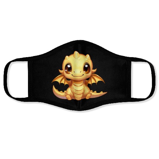 Cute Dragon Reptile Face Masks