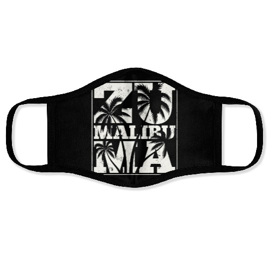 Malibu Us Resorts Designs Face Masks