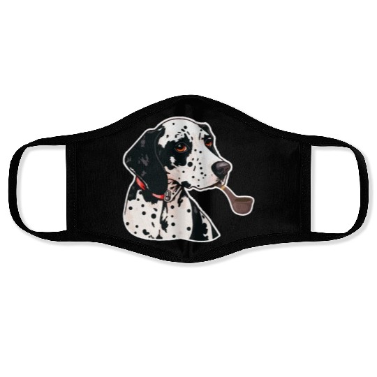 Dalmatian Tabacco Face Masks