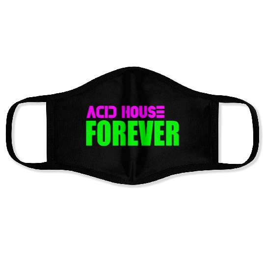 Acid house forever Face Masks