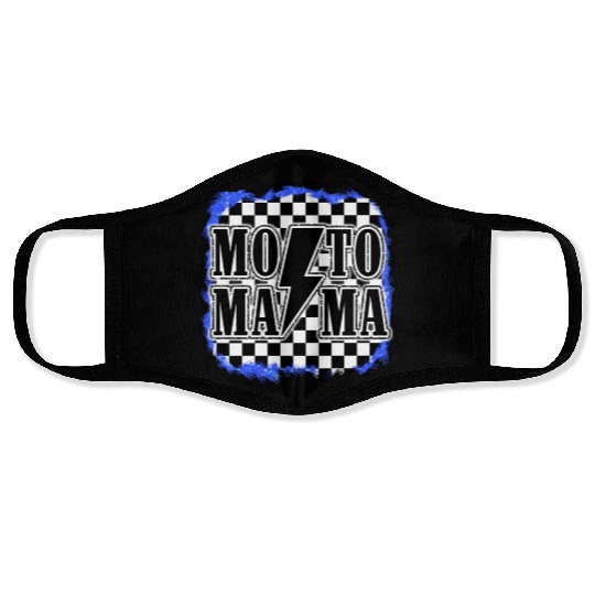 Moto Mama Motocross Racing Dirt Bike Mom Son Race Face Masks