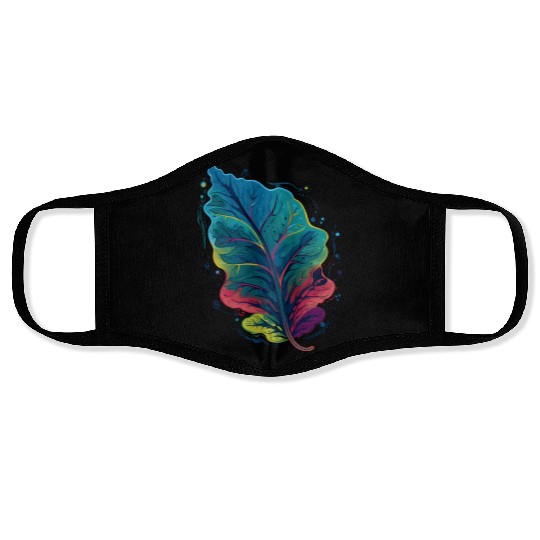 Colorful Leaf Autumn Fall Leaves Foliage Plant Face Masks