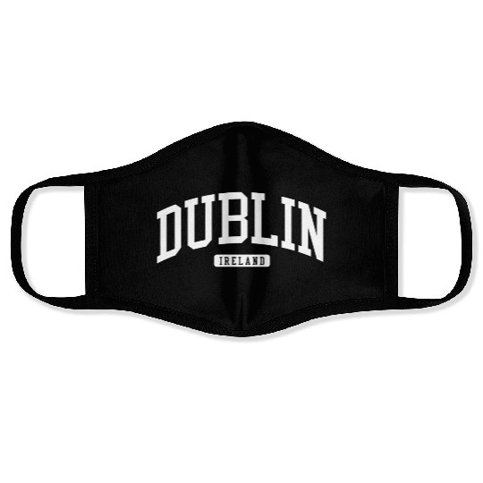 Dublin Ireland Style Face Masks