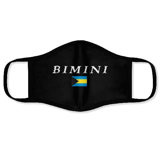 Bimini National Flag Of The Bahamas Face Masks