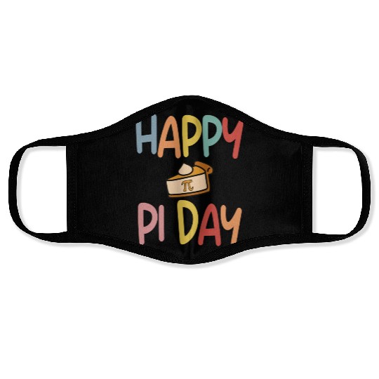 Happy Pi Day Funny Pi boy Face Masks