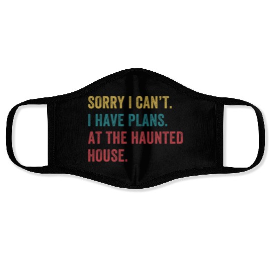 Ghost Hunting Funny Paranormal Investigation Face Masks