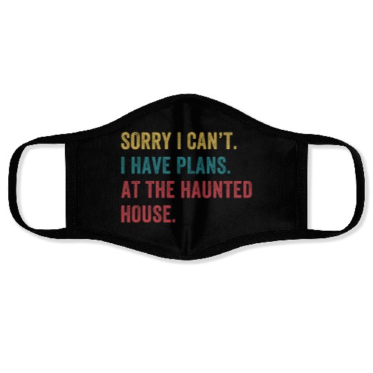 Ghost Hunting Funny Paranormal Investigation Face Masks