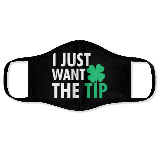 Bartender St Patric Day Just The Tip For Face Masks