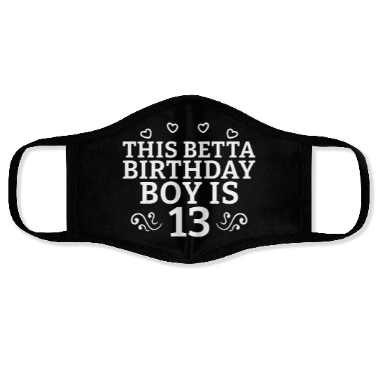 This Betta Is 13 Years Betta Fish Face Masks