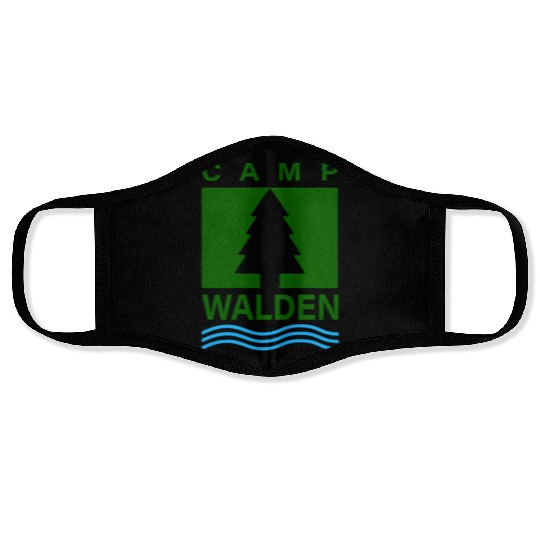 Camp Walden Pocket Summer Camp Face Masks