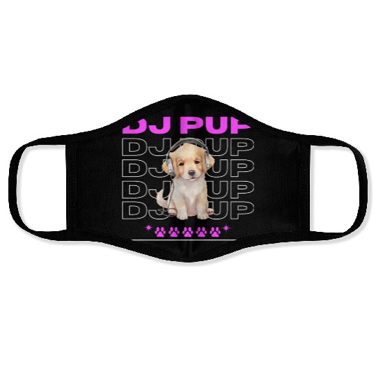 DJ PUP - Robotic Puppy with Headphones Face Masks