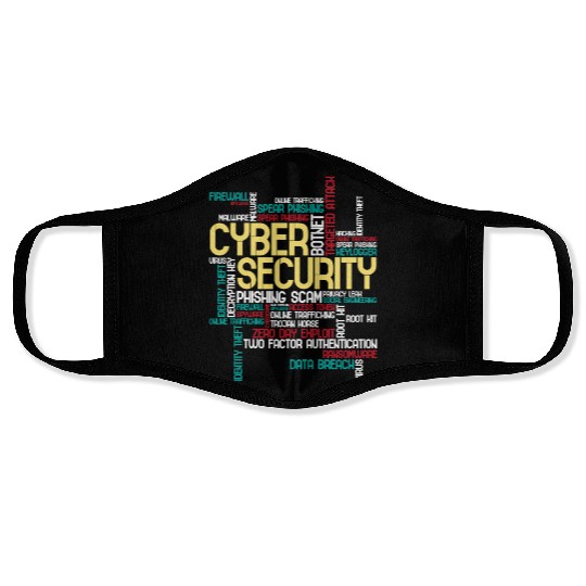 Cyber Security Hacker It Analyst Computer Programm Face Masks