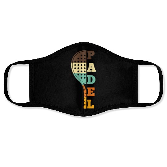 Padel Tennis Paddle Paddleball Padel Platform Face Masks