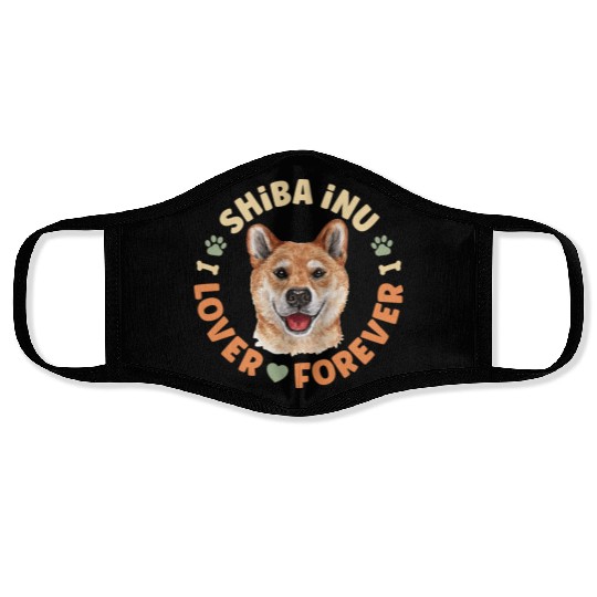 Shiba Inu Lover Forever Face Masks