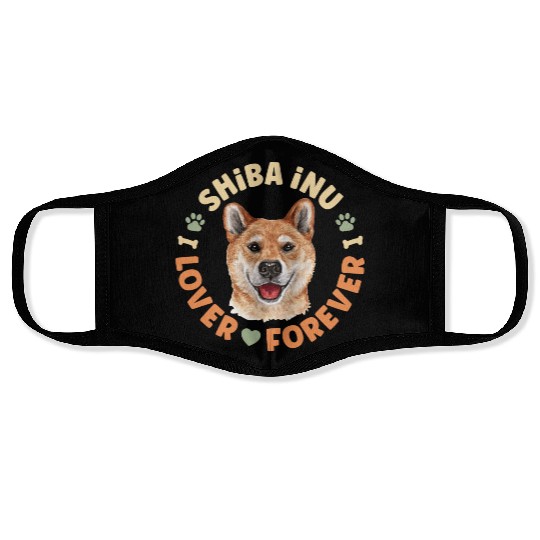 Shiba Inu Lover Forever Face Masks