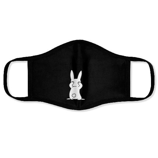 Rabbit Hand Shadow Rock And Roll Bunny Face Masks
