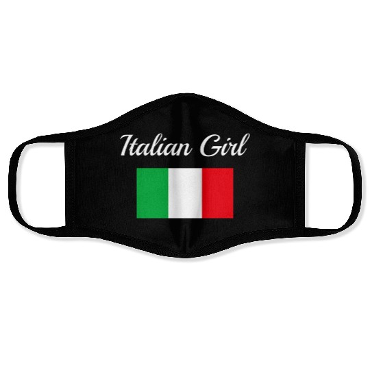 Italian Flag Italy Pride Italian-American Face Masks