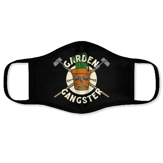 Garden Gangster Funny Gardening Tools Face Masks