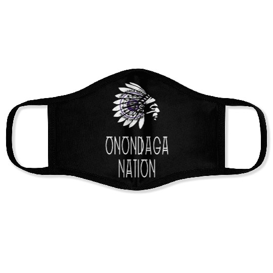 Onondaga Nation Indigenous Native American Headdre Face Masks