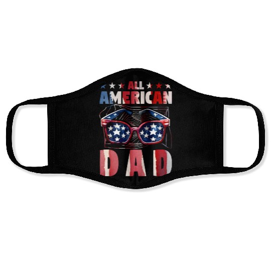 All American Dad Face Masks