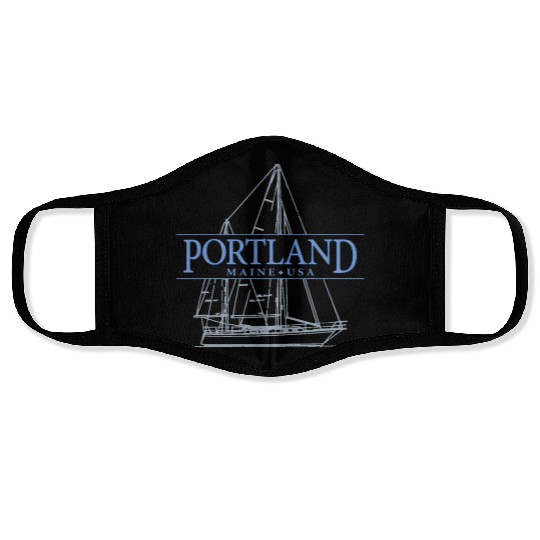Portland Maine Sailing Face Masks