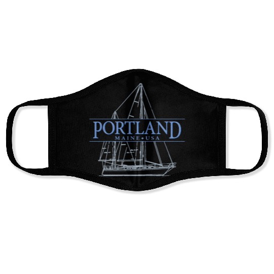 Portland Maine Sailing Face Masks