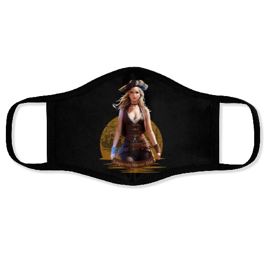 Legends Never Die Face Masks