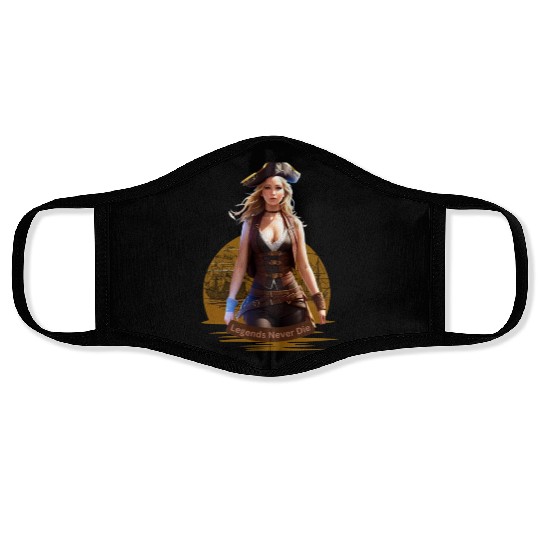 Legends Never Die Face Masks