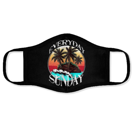 SUMMER HOLIDAY EVERYDAY SUNDAY VACATION Face Masks