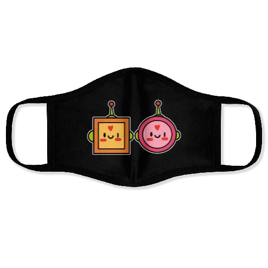 Kawaii Robot Japanese Gift Face Masks