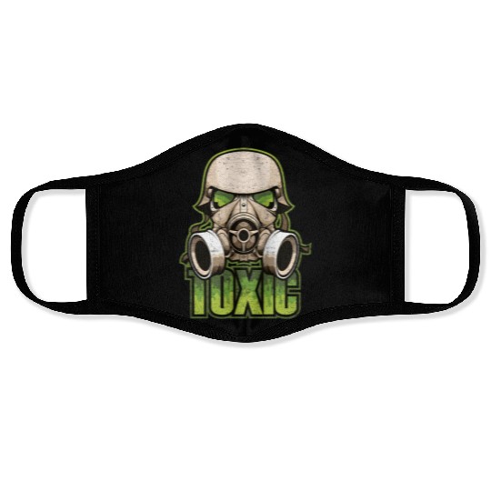 Toxic Green Military And Safety Gas Face Masks