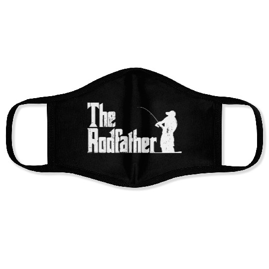 Fishing The Rodfather Face Masks