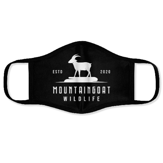 Mountain Goat Nature Wild Animals Mountain Animals Face Masks