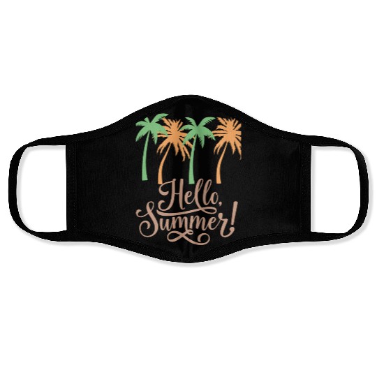 Hello Summer Face Masks