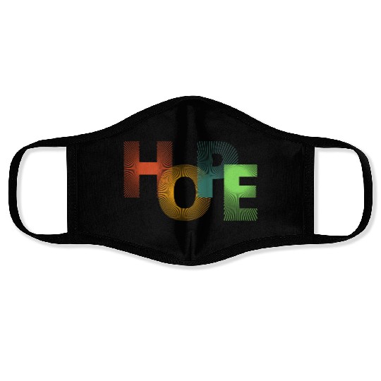 Rainbow Hope Face Masks