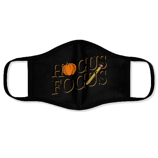 Funny Hocus Focus Teacher Appreciation Halloween Face Masks