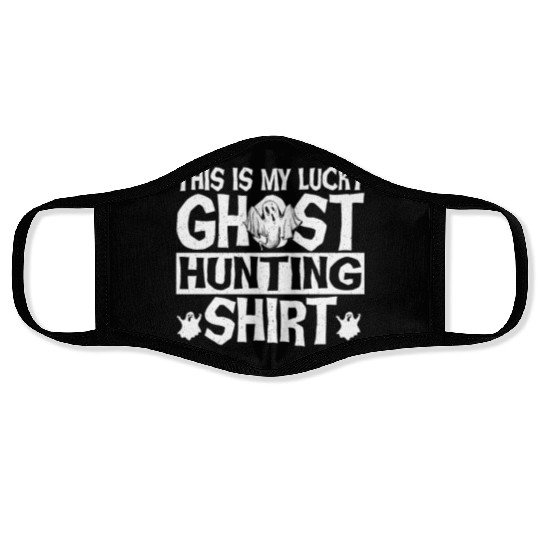 This Is My Lucky Ghost Hunting Face Masks Ghost Hunter