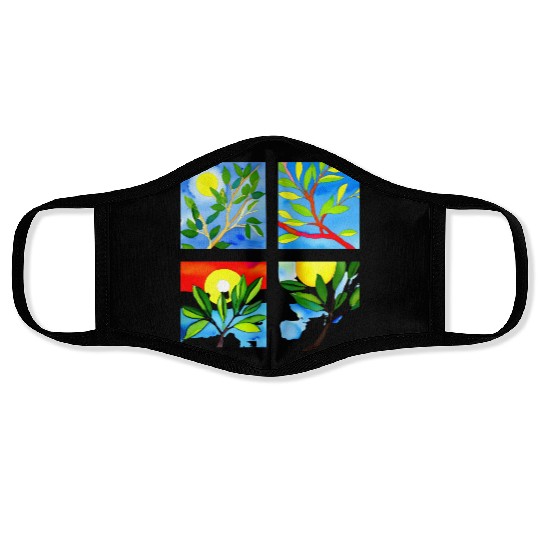 Laughing Olive Branch - Sustainable Harmony Face Masks