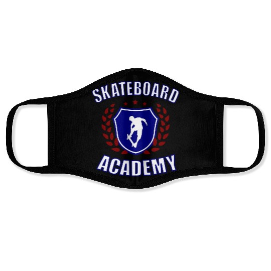 Skateboard Academy Face Masks