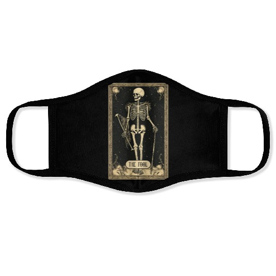 The Fool Skeleton Tarot Card Face Masks