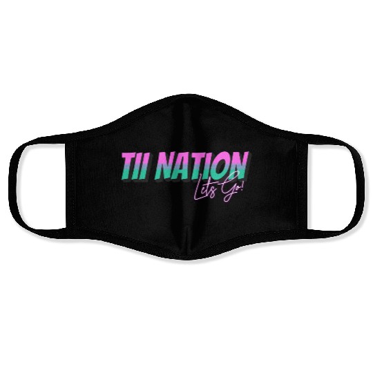TII NATION summer Face Masks