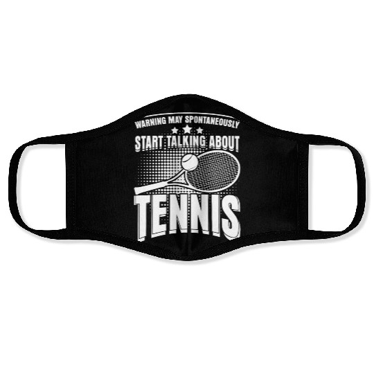 Tennis Joke Tennis Racket Face Masks