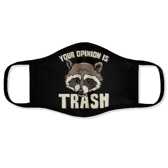 Raccoon Trash Panda Meme Garbage Humor Face Masks
